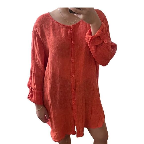 Flax tunic dress - Picture 2 of 6